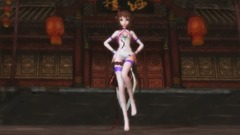 MMd【喵喵DI時代V20】 若紫飛軟Ki酸夏-落花情-白絲白旗袍