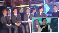 EXO 防彈少年團對BLACKPINK舞臺反應