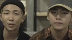 防彈少年團 金南俊 金泰亨 與 極盜車神主演 Ansel Elgort 的見面 17/09/07 【WNS中字】