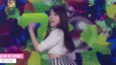韓國KPOP女團舞臺上跳其他團歌曲