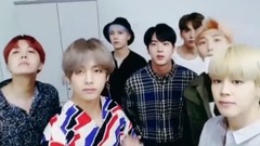 向粉絲問候的防彈少年團好久不見 Vapp