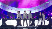 B.A.P - HONEYMOON - SBS人氣歌謠 現場版 17/10/02