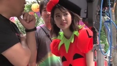 島崎遙香,キュートなかぼちゃコスプレ 役所広司も"違和感ない" "ハロウィンジャンボ寶くじ""ハロウィンジャンボミニ" 新テレビCMが公開