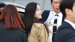 首爾時裝周的孝敏下班
