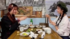 韓國綜藝,孫東云,鄭藝仁(Lovelyz),柳秀靜(Lovelyz),宇宙少女 - 遇上了從沒見過的美食