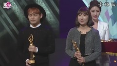 最佳人氣獎受獎及感言 世正&允兒