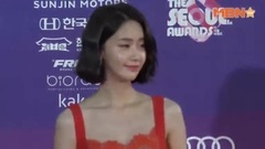 第一屆The Seoul Award頒獎禮林允兒紅毯新聞視頻cut7
