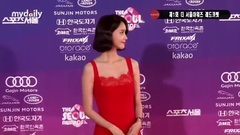 第一屆The Seoul Award頒獎禮林允兒紅毯新聞視頻cut8