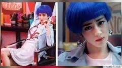 熱巴二次元劉海萌翻眾人 演繹另類萌動look