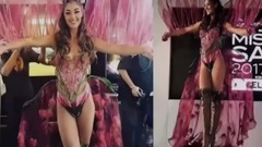 影視原聲 - 環球小姐秀民族服裝 腰上攤的荷包蛋亮了