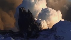 載入史冊的冰島火山爆發影像