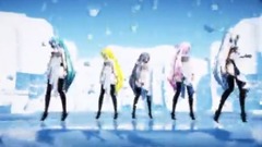VOCALOID家族 - 【ray-MMD】四位美腿小姐姐給我妻弱音賀生