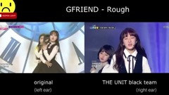 韓國綜藝,GFriend - The Unit  Rough表演與原版對比(GFriend)