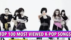 [TOP 100] K-POP油管播放量排行榜總榜(更新至2017年12月)