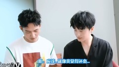 姚望楊業明粉絲提問環節. 兩個小哥哥現場商業互夸