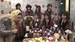 紅白楽屋 AKB48出場部分