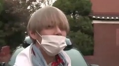 花美男JIN的機場韓服時尚