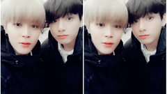 JIMIN推特更新:下雪了柾國 18/01/09