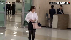 秀智 北京返韓 金浦機場入境