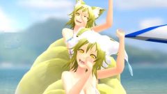 子狐が子貓ダンス