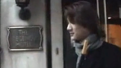 02年力宏回紐約過圣誕節的自拍
