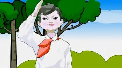 校園里的小白楊