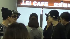 北京首都機場送機