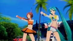 サマーアイドル 初音ミク?咲音メイコ 直撮り