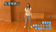 松井玲奈の體力測試