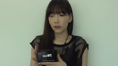 SBS The Show 2014年度上半年Best Of World Star 少女時代獲獎 泰妍感言Cut