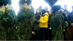 樸正洙新兵訓練結業儀式