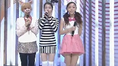 SBS 人氣歌謠 妮可 & 荷拉 & IU MC Cut 12/02/26